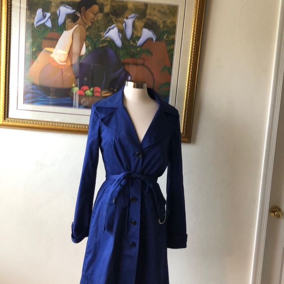 Apt. 9 Jackets & Coats Royal Blue Trench Coat Poshmark